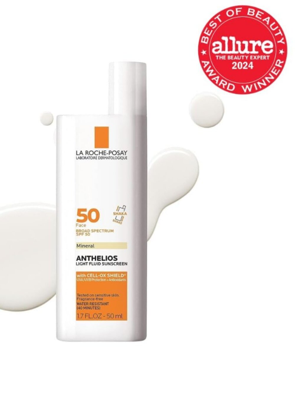 La Roche-Posay Anthelios Mineral Light Fluid Sunscreen for Face in 5 shades